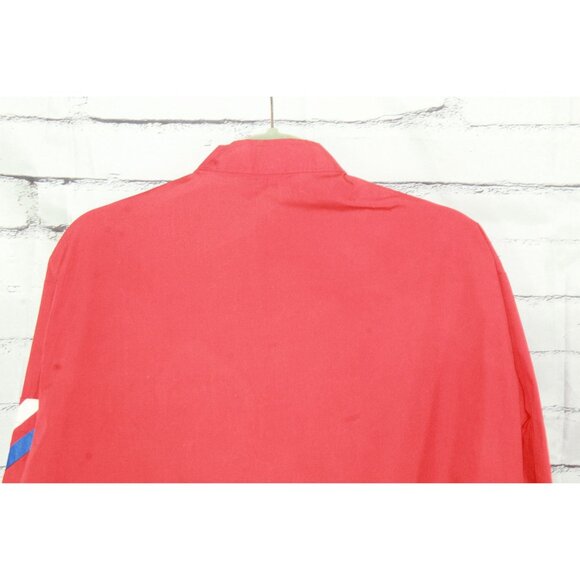 Vintage Flight Apparel Ind. Red Zip AOPA Patch Jacket Men's XL Retro Aviation - Picture 4 of 12